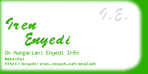 iren enyedi business card